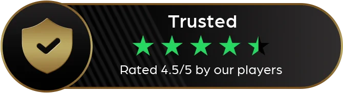 Trusted — rated 4.5/5 by our players